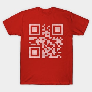 Merry Christmas! Knitted QR Code T-Shirt